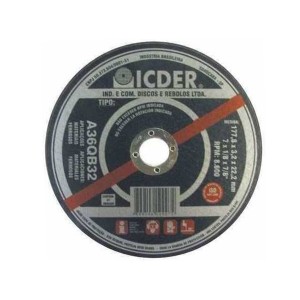 Disco De Corte Inox 4.1/2 Pol x 1.8 x 7/8 Pol. - Deep Cut - Icder