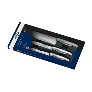 Conjunto de Facas Prisma Aço Inox 3 Peças  - Brinox                
