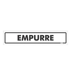 Placa Empurre Ps60 - Encartale 