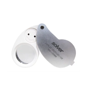 Lupa de Bolso Led/Uv 5D Sld-131 - Solver