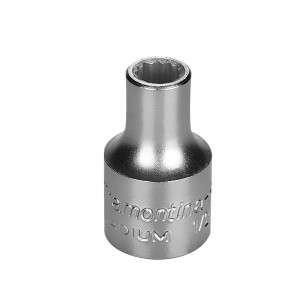 Soquete Estriado 32mm Encaixe 1/2 Pol. Aço Cromo Vanádio - Tramontina