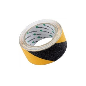 Fita Adesiva Antiderrapante Preta/Amarela 50mmx5m - Carbografite