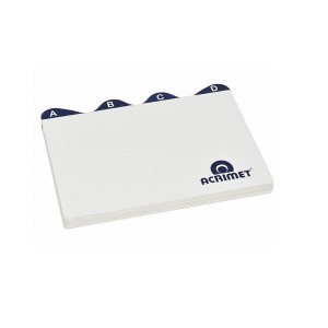 Índice a/z Cartão p/ Fichario 4"x6" - Acrimet