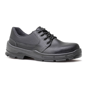 Sapato PU Amarrar s/Bico Preto n° 39 - Bracol