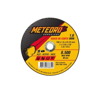Disco Corte 7 Pol x 1.6 x 7/8 Pol Aço Inox
