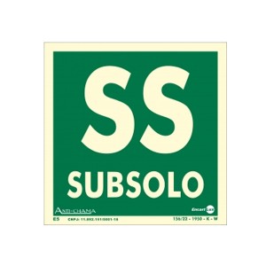 Placa Pavimento Subsolo Fotoluminescente Paf631 - Encartale 