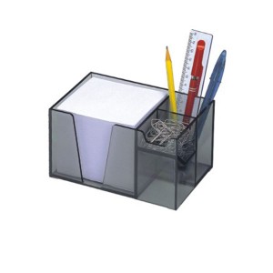 Organizador de Mesa Cristal c/ Papel Lembrete - Acrimet