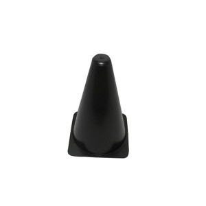 Cone PVC Esportivo 20cm Preto - Plastcor