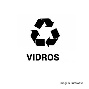 Adesivo Coleta Seletiva - Vidro