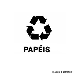 Adesivo Coleta Seletiva - Plásticos