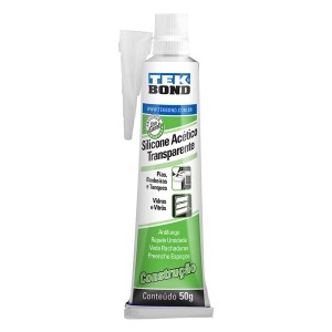 Silicone Acético Incolor 50G - Tekbond