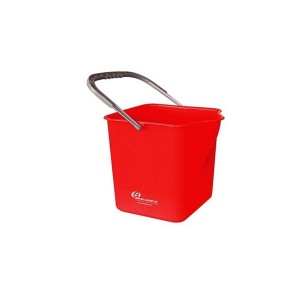 Balde 15 L Vermelho com Alça - Bralimpia