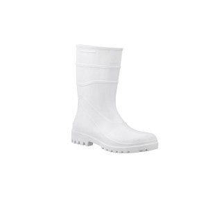 Bota PVC Cano Curto s/ F Branca Nº 46 - Bracol