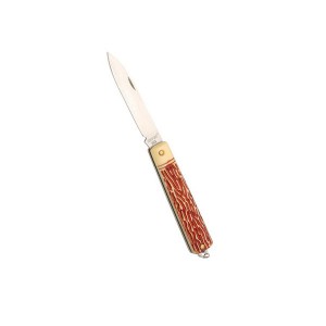 Canivete Aço Inox Lâmina c/ Ponta 80x14mm 8118 - Brasfort