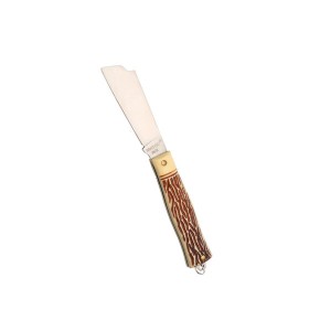 Canivete Aço Inox Lâmina s/ Ponta 80x14mm - Brasfort