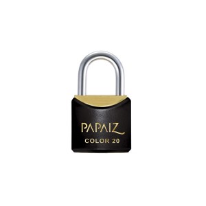 Cadeado de Latão 20mm Capa Preta