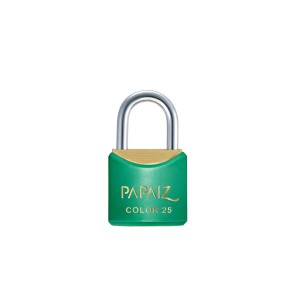 Cadeado de Latão 25mm Capa Verde