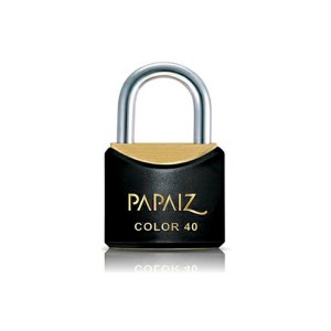 Cadeado Latão 40mm Capa Preto Segredo Igual