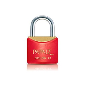 Cadeado Latão 40mm Capa Vermelha