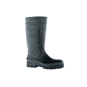 Bota PVC Cano Longa Preta Nº 44 c/ F Biqueira e Palmilha de Aço - Bracol