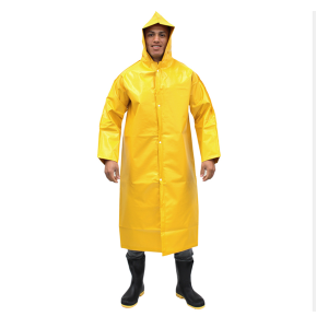 Capa Chuva G Amarela PVC For Ecopoli