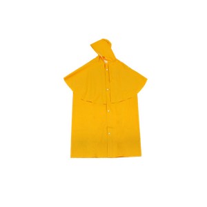Capa de Chuva PVC Reforçada Morcego - Amarela - Tamanho G 