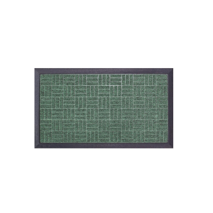 Tapete Capacho Emborrachado 0.40 x 0.70cm Fenice - Verde - Bella Casa