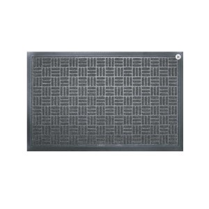 Tapete Capacho Waterkap 40cm X 60cm Cinza - Kapazi