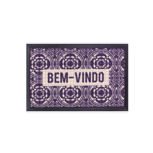 Tapete Capacho Emborrachado 0.40 x 0.60cm Fenice - Estampado - Bella Casa