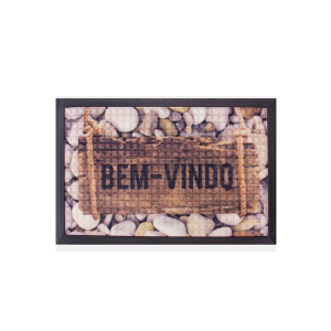 Tapete Capacho Emborrachado 0.40 x 0.60cm Fenice - Estampado - Bella Casa