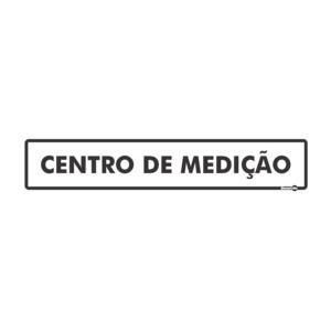 Placa em Poliestireno Centro de Medicação PS-426