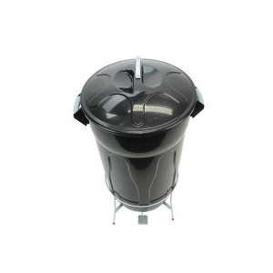 Cesto de Lixo 60 L Red Pedal com Armação Preto