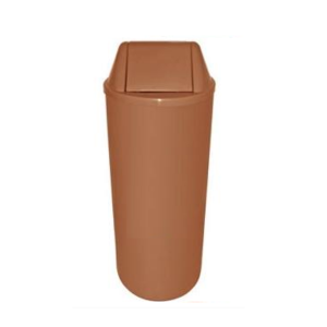 Cesto de Lixo 22 L Red Basculante Marrom