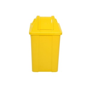 Cesto de Lixo 100 L Quad Basculante Amarelo