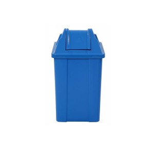 Cesto de Lixo 100 L Quad Basculante Azul