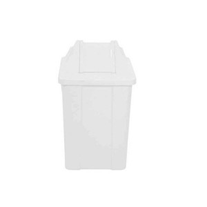 Cesto de Lixo 100 L Quad Basculante Branco