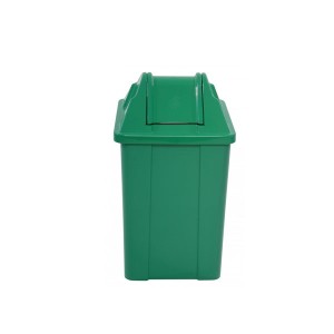Cesto de Lixo 100 L Quad Basculante Verde