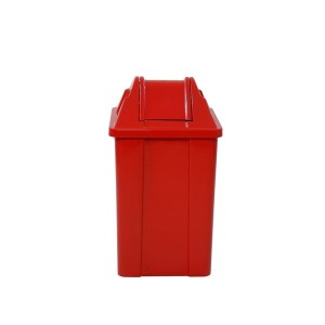 Cesto de Lixo 100 L Quad Basculante Vermelho