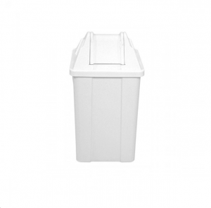 Cesto de Lixo 60 L Quad Basculante Branco