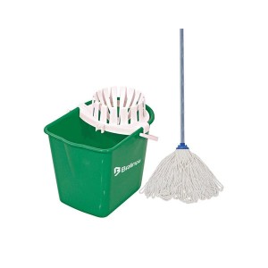 Conjunto Mopinho com Cabo de 1.20m verde - Bralimpia