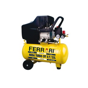 Compressor de Ar 25 L CFT.7/25L Bivolt - Mega Turbo - Ferrari
