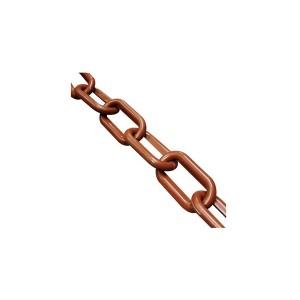 Corrente Plástica 63 x 34mm Marrom (Vendida por Metro)