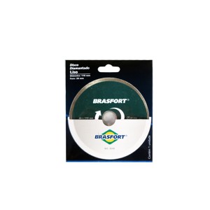 Disco Diamantado 110mm Liso 8240 - Brasfort 