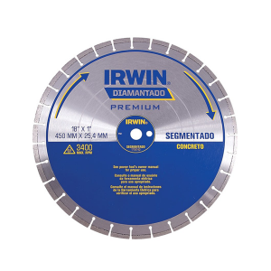 Disco Diamantado 450mm Segmentado Concreto - Irwin