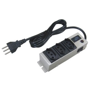Filtro linha 3 tomadas bivolt