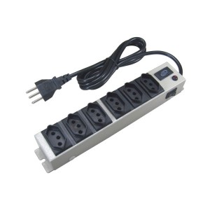Filtro linha 6 tomadas bivolt