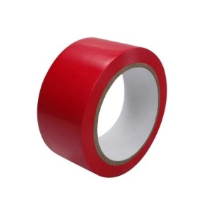 Fita Demarcação Vermelho  100mm x 30m  - Tectape