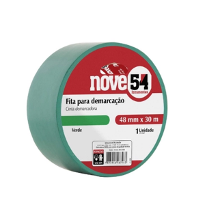 Fita Demarcação 48mm x 30m Verde - NOVE54
