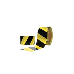 Fita Zebrada Amarela/Preta 70mm x 200m