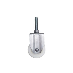 Rodízio 3 Pol. Branca Nylon Esp. Fixa Rosq. - Schioppa